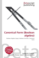 Canonical Form (Boolean algebra)