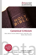 Canonical Criticism