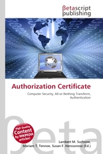 Authorization Certificate