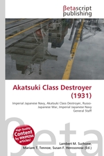 Akatsuki Class Destroyer (1931)