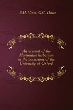 An account of the Morisonian herbarium in the possession of the University of Oxford