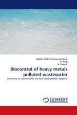 Biocontrol of heavy metals polluted wastewater. Recovery of wastewater via microbial genetic systems