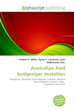 Australian Pied budgerigar mutation