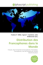 Distribution des Francophones dans le Monde