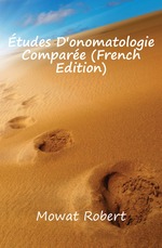 ?tudes Donomatologie Compar?e (French Edition)