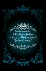 Probable Italian Source of Shakespeares