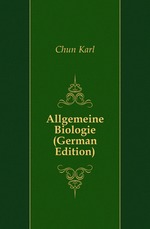 Allgemeine Biologie (German Edition)