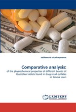 Comparative analysis:. of the physiochemical properties of different brands of Ibuprofen tablets found in drug retail outlates of Jimma town