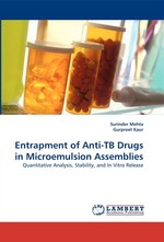 Entrapment of Anti-TB Drugs in Microemulsion Assemblies. Quantitative Analysis, Stability, and In Vitro Release