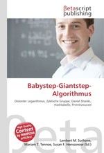 Babystep-Giantstep-Algorithmus