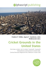 Cricket Grounds in the United States