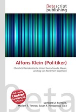 Alfons Klein (Politiker)