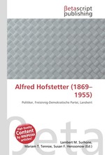 Alfred Hofstetter (1869–1955)