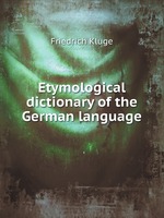 Etymological dictionary of the German language