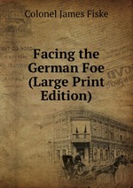 Facing the German Foe (Large Print Edition)