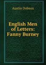 English Men of Letters: Fanny Burney