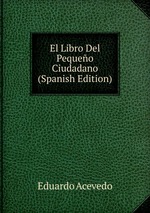 El Libro Del Pequeo Ciudadano (Spanish Edition)