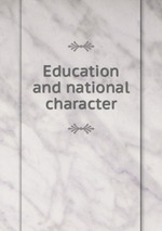 Education and national character