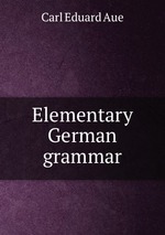 Elementary German grammar