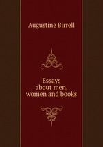 Essays about men, women and books