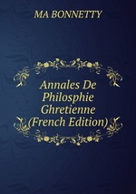 Annales De Philosphie Ghretienne (French Edition)