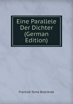 Eine Parallele Der Dichter (German Edition)