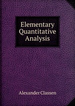 Elementary Quantitative Analysis