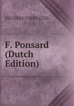 F. Ponsard (Dutch Edition)