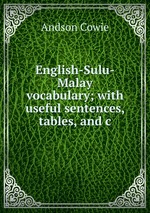 English-Sulu-Malay vocabulary; with useful sentences, tables, and c