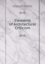 Elements of Architectural Criticism