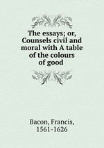 Essays (Francis Bacon) - Wikipedia, the free encyclopedia