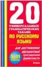 20универсальных грамматических таблиц по русскому языку для достижения абсолютной пунктуационной грамотности. 5-11 классы