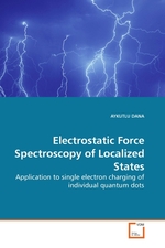 Electrostatic Force Spectroscopy of Localized States. Application to single electron charging of individual quantum dots
