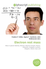 Electron rest mass