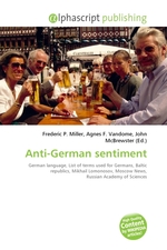 Anti-German sentiment