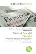 CIA Leak Scandal Timeline