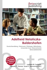 Adelheid Netoliczka-Baldershofen