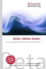 Ruhe, Meine Seele!