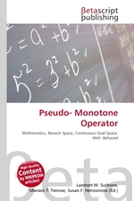 Pseudo- Monotone Operator