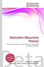 Reduction (Recursion Theory)