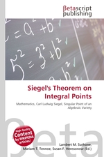 Siegels Theorem on Integral Points