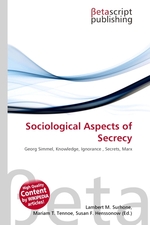 Sociological Aspects of Secrecy