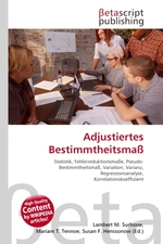 Adjustiertes Bestimmtheitsmass