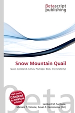 Snow Mountain Quail