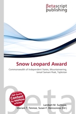 Snow Leopard Award