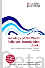 Sociology of the World Religions: Introduction (Book)