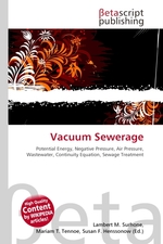 Vacuum Sewerage