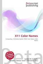 X11 Color Names