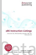 x86 Instruction Listings