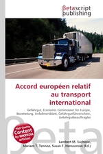 Accord europeen relatif au transport international